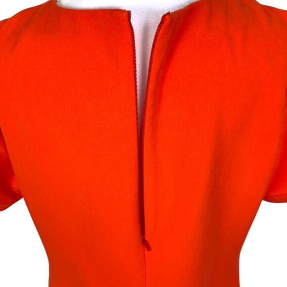 Banana Republic Womens S Top Orange Darted Neck Banded Bottom Women's - Picture 9 of 12